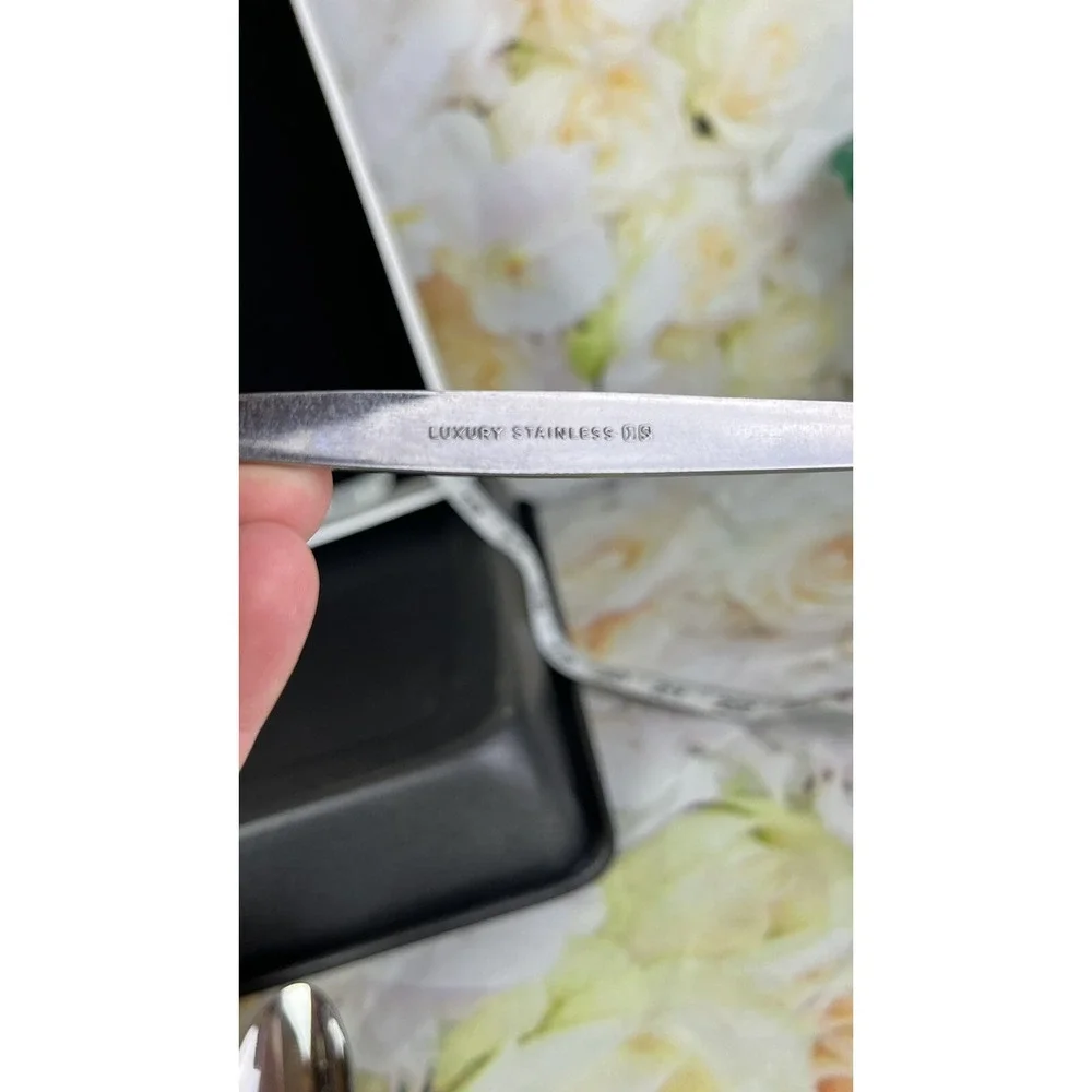 International Silver Luxury Stainless Flatware INS174 Spoon Serving Spoon Fork